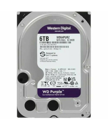 Жесткий диск 3.5" 6Tb WD Purple (WD64PURZ)