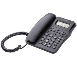 Телефон проводной teXet TX-264, черный
