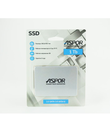 Накопитель SSD SATA 2,5" 1Tb Aspor SM2259XT2