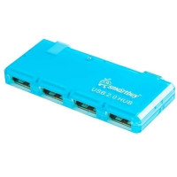USB-концентратор Smartbuy 6110 (4 порта USB 2.0), голубой
