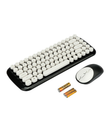 Беспроводной набор клавиатура + мышь Gembird KBS-9000-BL