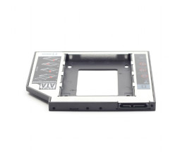 Переходник (адаптер) 2.5" SATA в отсек SlimDVD SATA, Gembird MF-95-01, 9,5 мм