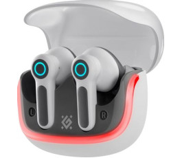 Bluetooth Гарнитура Defender CyberDots 290, белый, игровые, TWS