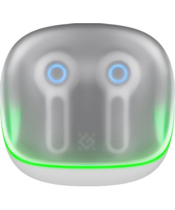 Bluetooth Гарнитура Defender CyberDots 290, белый, игровые, TWS