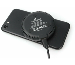 Универсальное СЗУ беспроводное Cablexpert MP3A-PC-33 (10.5 Вт) черный, USB Type C