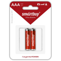 Батарейка Smartbuy алкалиновая LR03/2B AAA (SBBA-3A02B) , 2шт
