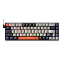 Клавиатура механическая Redragon Ryze, RGB, черный/белый