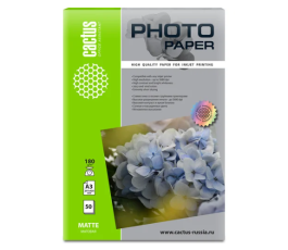 Фотобумага Cactus A3 Матовая 180г/м 50л. (CS-MA318050)