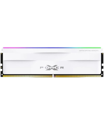 Модуль памяти DDR5 16Gb PC41600 5200MHz Silicon Power Xpower Zenith (SP016GXLWU520FSG), белый