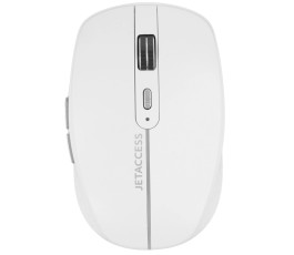 Мышь беспроводная JETACCESS OM-98 BW, BT+2.4G, белый