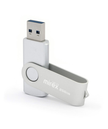 Флеш накопитель 256Gb USB 3.0 Mirex Swivel серебристый