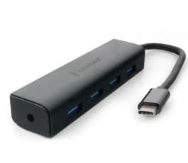 USB-концентратор Gembird UHB-C364 (4 порта USB 3.0, с доп питанием) (Type-C)