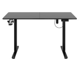 Игровой стол Defender Relin, с подъемным механизмом (электромотор), черный