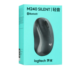 Мышь беспроводная Logitech M240 Silent, черный