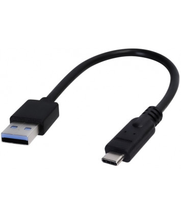 Кабель USB 3.1 A (M) -  Type C (M), 15См, Smartbuy (SBCAB-754K), черный