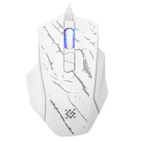 Мышь беспроводная игровая Defender Uran GM-503, LED, белый