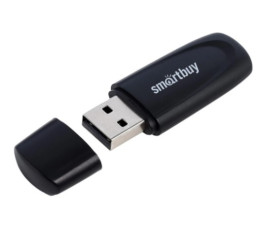 Флеш накопитель 4Gb USB 2.0 SmartBuy Scout Black (SB004GB2SCK)