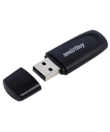 Флеш накопитель 4Gb USB 2.0 SmartBuy Scout Black (SB004GB2SCK)