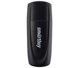 Флеш накопитель 4Gb USB 2.0 SmartBuy Scout Black (SB004GB2SCK)