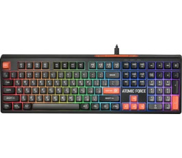 Клавиатура Defender Atomic Force GK-005, черный/серый