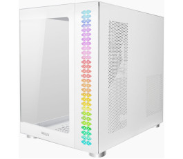 Корпус mATX кубик без БП Ginzzu V502, белый