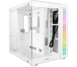 Корпус mATX кубик без БП Ginzzu V502, белый