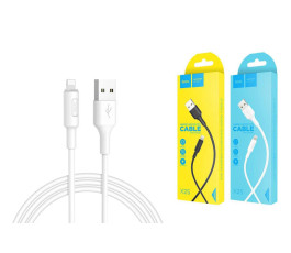 Кабель USB - Lightning Hoco X25, 1m, белый