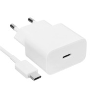 СЗУ Samsung 25W PD USB-C Adapter 2 Pin, белый