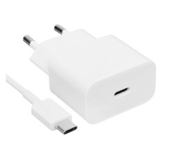 СЗУ Samsung 25W PD USB-C Adapter 2 Pin белый
