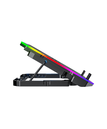 Охлаждающая подставка для ноутбука PANTEON CP-162 RGB Black 9"-17", USB, 2 вентилятора Охлаждающая подставка для ноутбука PANTEON CP-162 RGB Black 9"-17", USB, 2 вентилятора