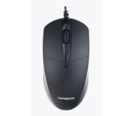 Мышь проводная Гарнизон GM-220, черный, USB