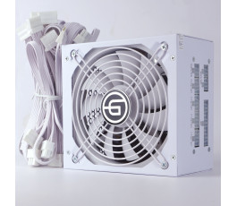 Блок питания 1000W Ginzzu MC1000, 80+ Bronze, модульный, белый