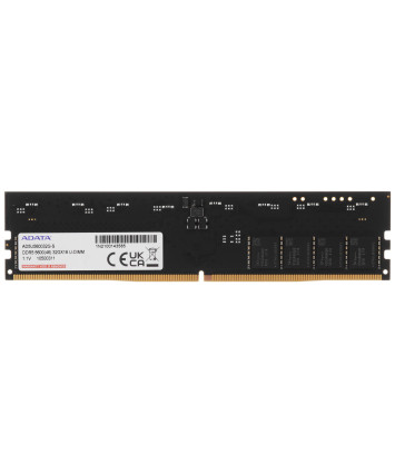 Модуль памяти DDR5 32Gb PC44800 5600MHz ADATA (AD5U560032G-S)