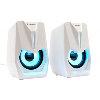 Акустика 2.0 Gembird SPK-303-W, белый, USB