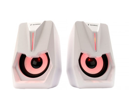 Акустика 2.0 Gembird SPK-303-W, белый, USB