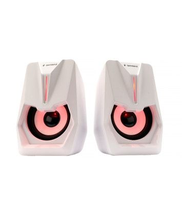 Акустика 2.0 Gembird SPK-303-W, белый, USB