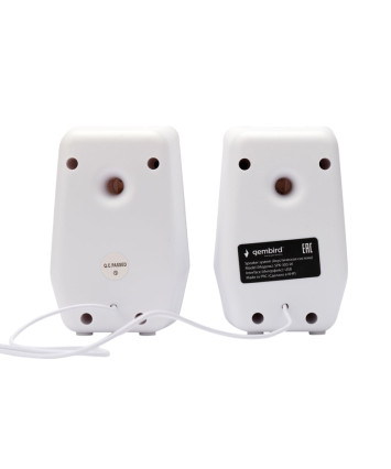 Акустика 2.0 Gembird SPK-303-W, белый, USB