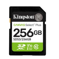 Карта памяти SDXC Card 256Gb Kingston Canvas Select Plus (SDS3/256GB)