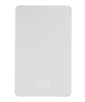 Внешний накопитель HDD 1Tb Netac K330 USB 3.0 (NT05K330N-001T-30SL), серебристый