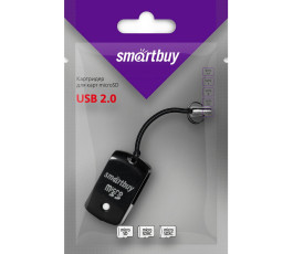 Картридер внешний Smartbuy 706 , USB 2.0, черный