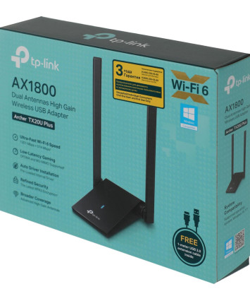 Беспроводной двухдиапазонный сетевой USB адаптер TP-LINK Archer TX20U Plus