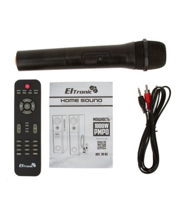 Акустика 2.0 ELTRONIC 20-82 HOME SOUND 1000Вт МДФ, USB, SD, AUX, Bluetooth, Пульт Д/У, HDMI
