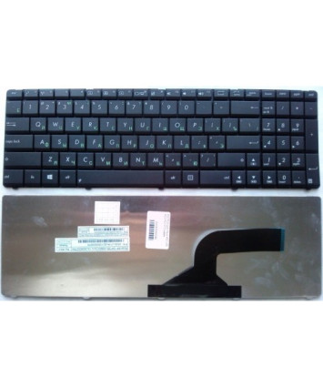 Клавиатура для ноутбука Asus K52, K53, K54, K55, N50, N51, N52, N53, черная с рамкой, гор. Enter