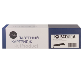 Тонер-картридж совместимый NetProduct N-KX-FAT411A (Panasonic KX-MB1900/2000/2020/2030/2051) 2k