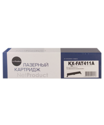 Тонер-картридж совместимый NetProduct N-KX-FAT411A (Panasonic KX-MB1900/2000/2020/2030/2051) 2k