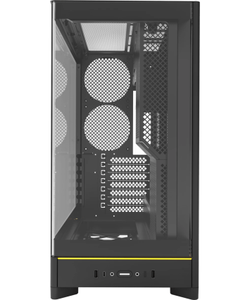 Корпус ATX без БП Montech HS02, черный Корпус ATX без БП Montech HS02, черный