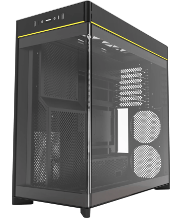 Корпус ATX без БП Montech HS02, черный Корпус ATX без БП Montech HS02, черный
