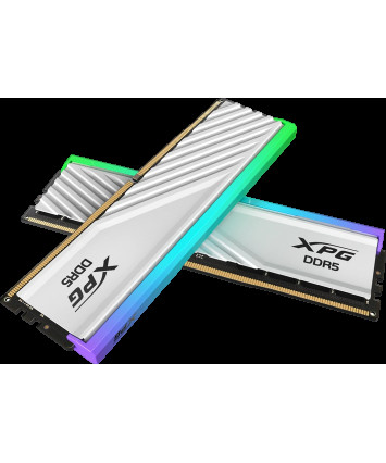 Комплект модулей памяти DDR5 2x16Gb ADATA Lancer Blade RGB (AX5U6000C3616G-DTLABRWH) белая