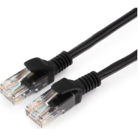 Патчкорд UTP Cablexpert PP12-30M/BK кат.5e, 30м, литой, многожильный (чёрный)