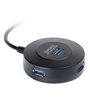 USB-концентратор Smartbuy SBHA-7314-B/50 (4 порта USB 3.0), черный